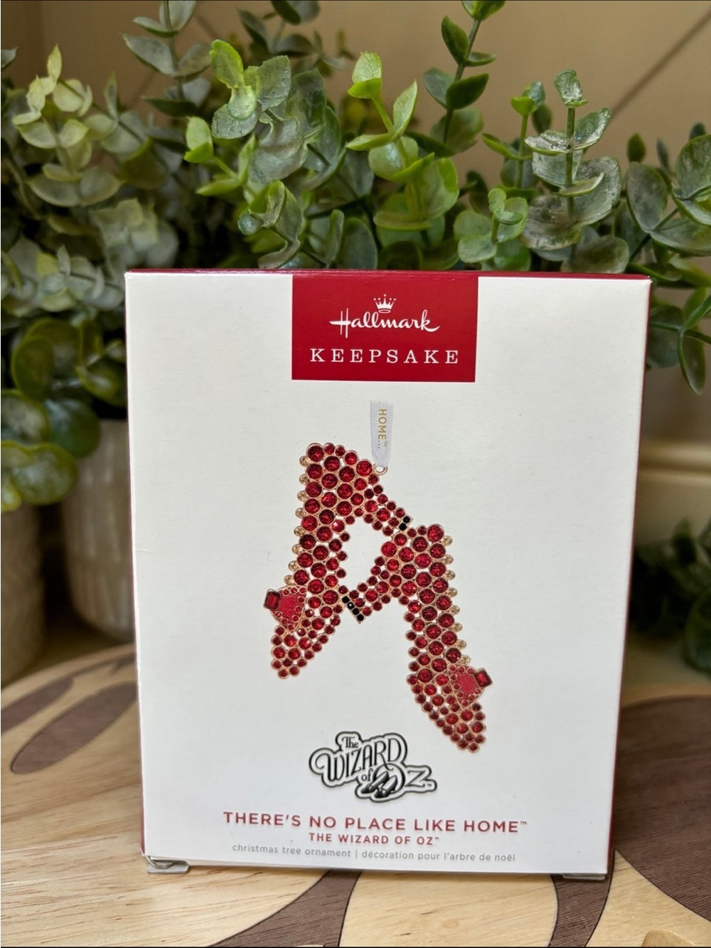 Wizard of Oz Ruby slippers ornament